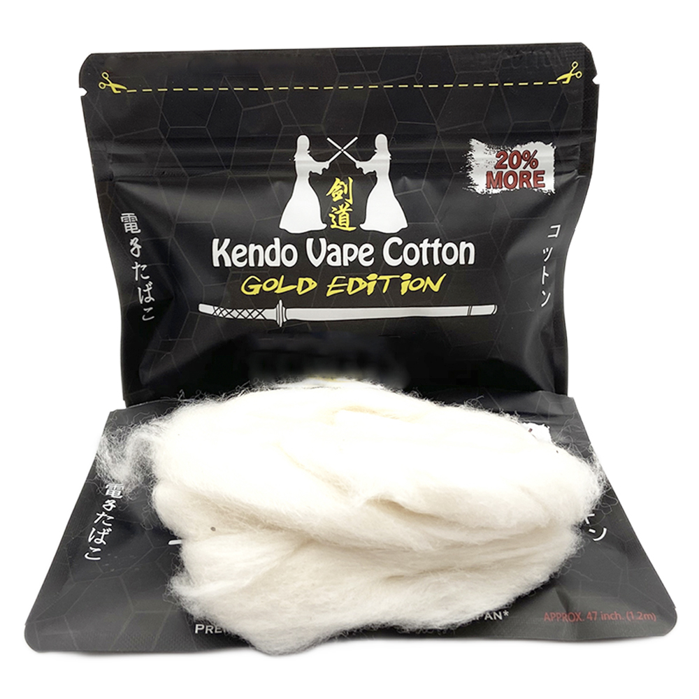 Vaping Goods - ใหม่ Kendo Cotton Gold Edition ผ้าฝ้ายสําหรับ