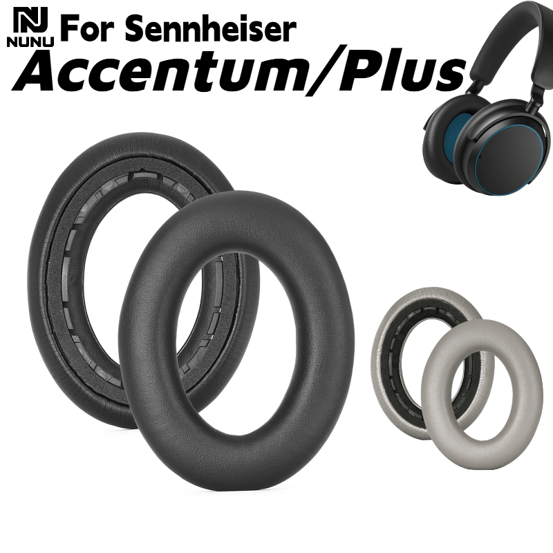 Sennheiser Headphone Momentum 4 - แผ่นรองหูฟังสีชมพูแบบโปรตีนพร้อมตัวล็อคสำหรับหูฟังไร้สาย Sennheiser Accentum/Accentum Plus อะไหล่ซ่อมแซม