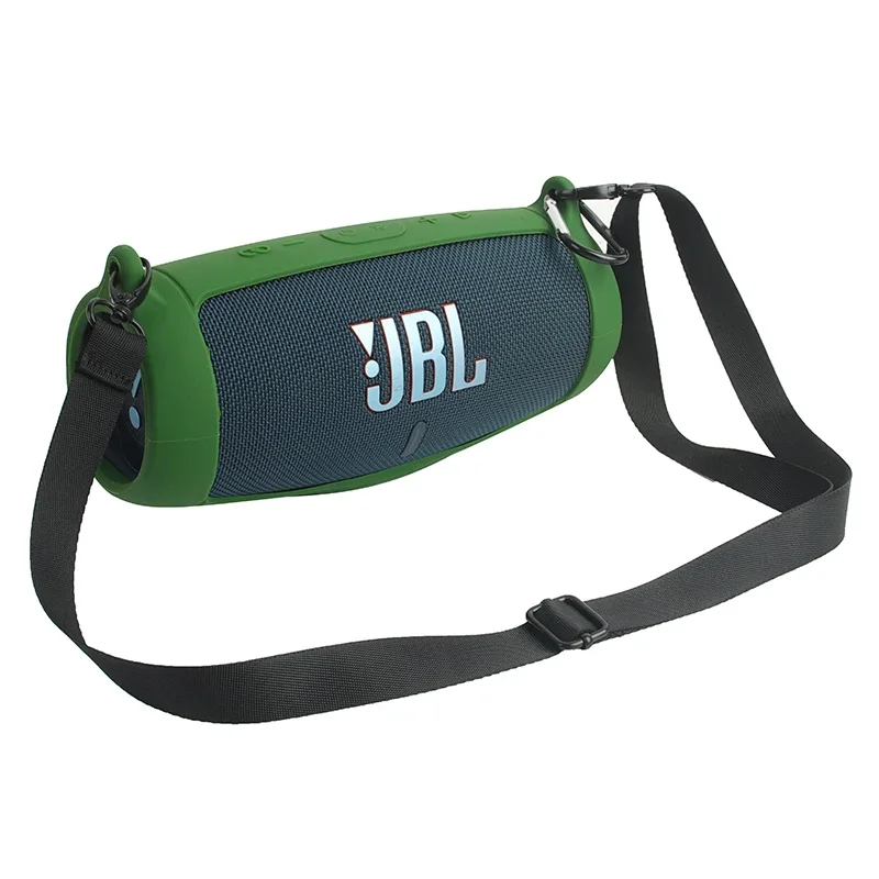 Jbl Speaker Charge 5 - เคสซิลิโคนสำหรับเดินทางกลางแจ้งพร้อมสายคล้องคาราไบเนอร์ เหมาะสำหรับลำโพงบลูทูธไร้สายพกพา JBL Charge 5