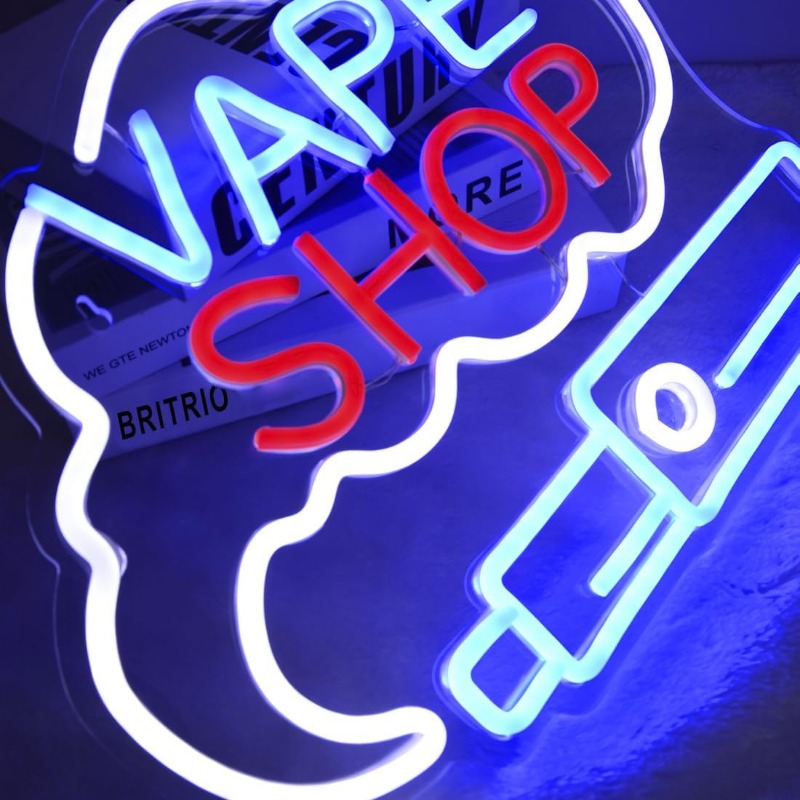 LED VAPE SHOP ควันป้ายนีออนซิก - Vaping Store บทวิจารณ์และราคา